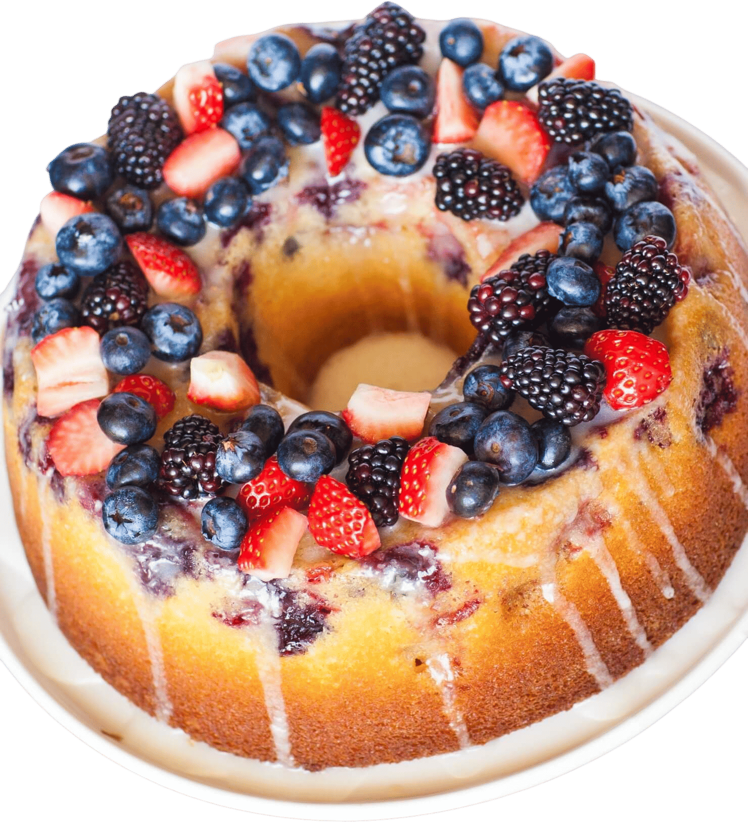 Triple Berry Bundt Cake Recipe