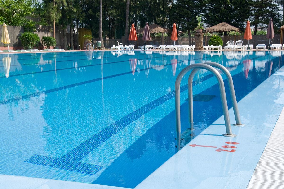 Swimming laps