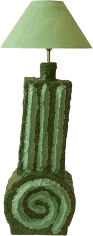 funny green lamp
