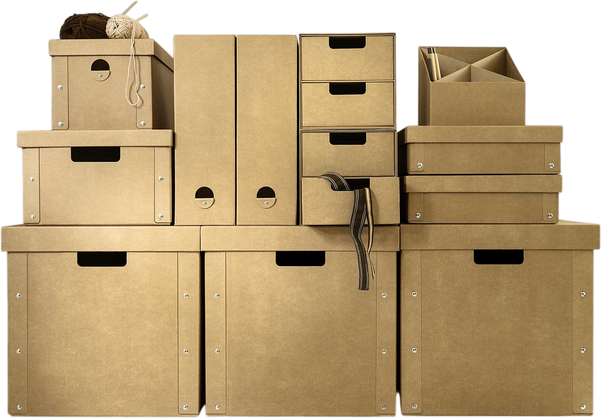 Paper storage boxes