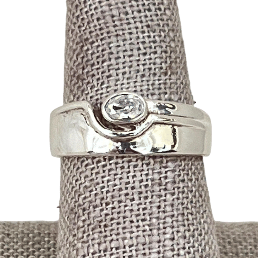 Sterling Silver Cubic Zirconia Ring
