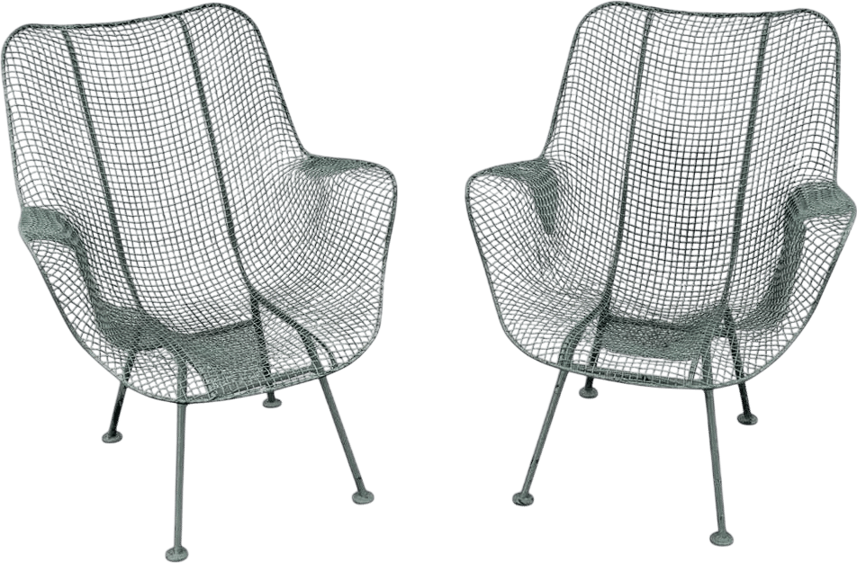 Russell Woodard Sculptura High Back Garden Chairs