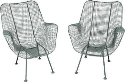 Russell Woodard Sculptura High Back Garden Chairs