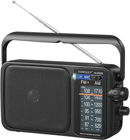 AM/FM Radio (with bluetooth!)