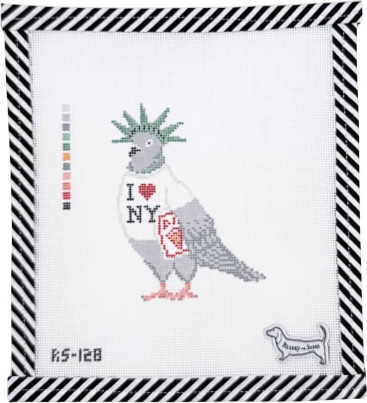 pigeon needlepoint