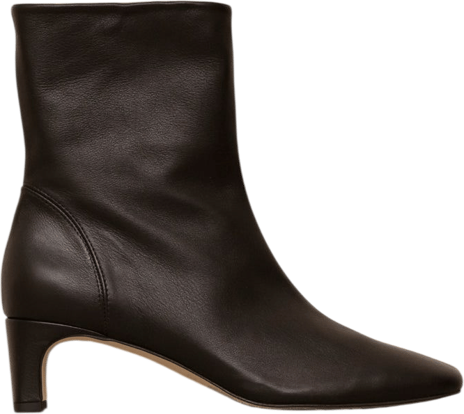 Siena Black Leather Ankle Boots