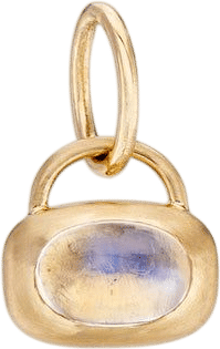 Locket Charm Moonstone Pendant