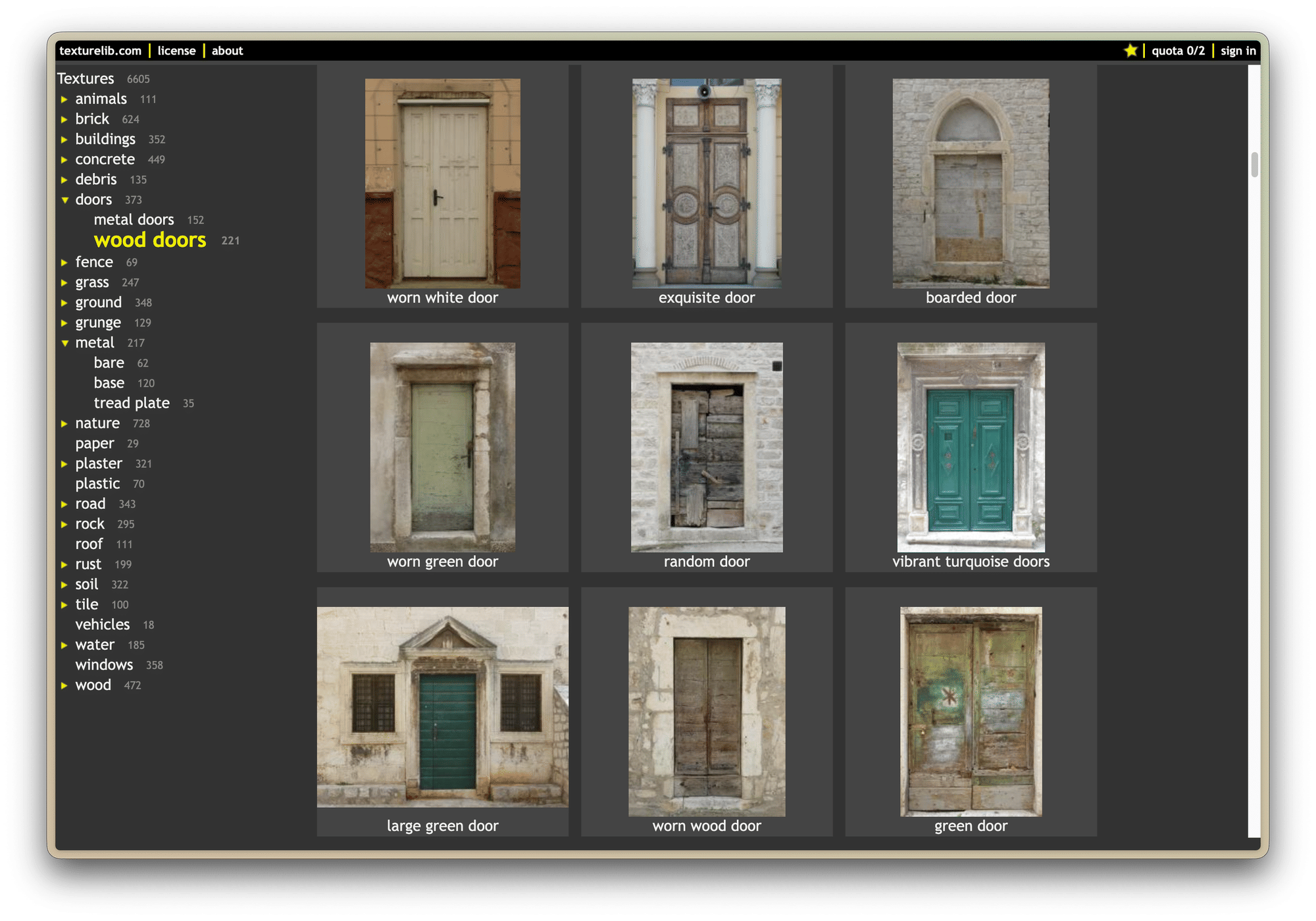 Texturelib - free texture library