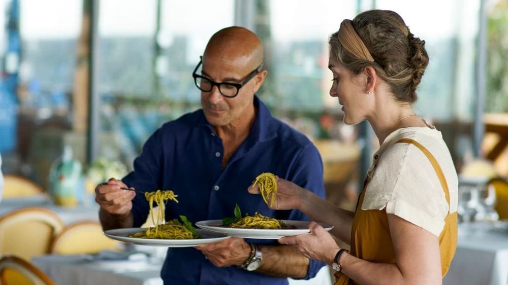 The zucchini pasta Stanley Tucci adores