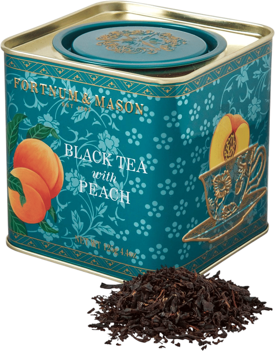 fortnum and mason black tea with peach