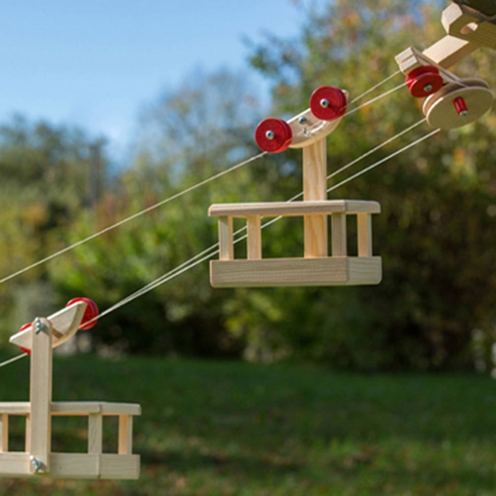Kraul Wooden Big Shuttle Service Cable Car Set