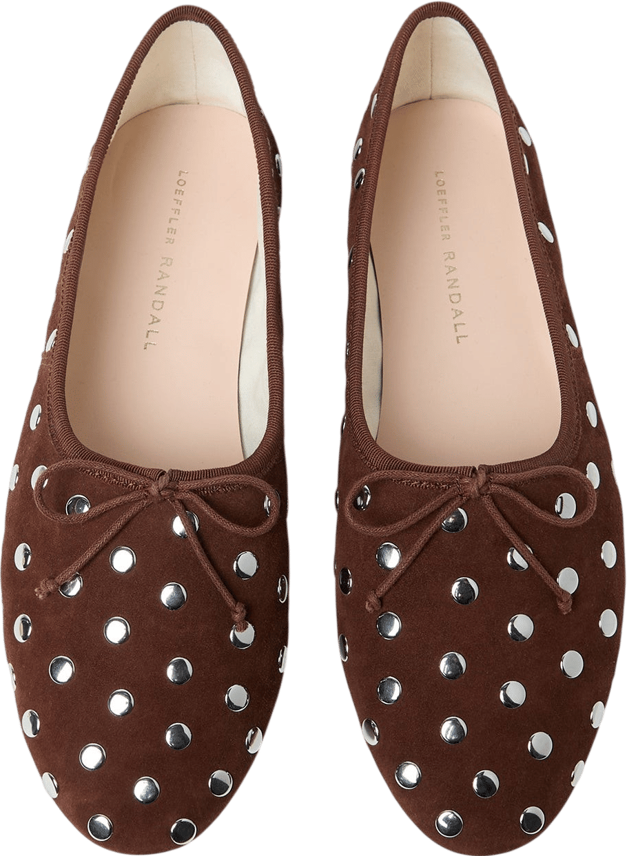 Landon Espresso Suede Ballet Flat