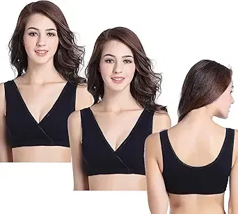 CAKYE 3 Pack Maternity Nursing Sleep Bra