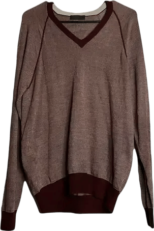 Silk pull Prada Burgundy size 52 IT in Silk - 58292620