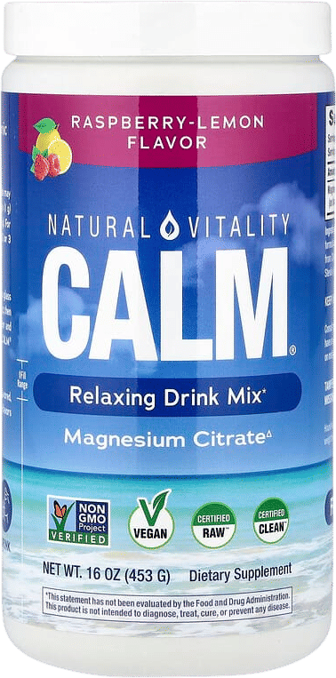 Natural Vitality Calm Raspberry-Lemon Drink Mix