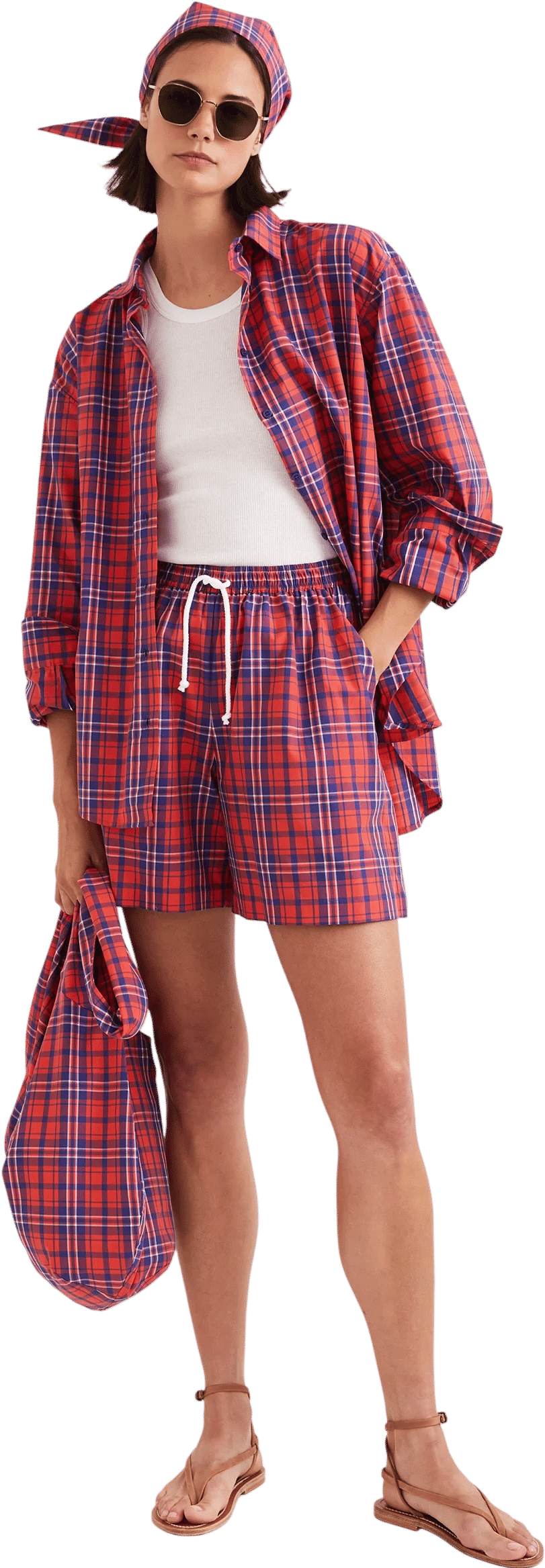 Plaid shorts