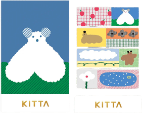 King Jim KITTA Basic Washi Stickers Stroll