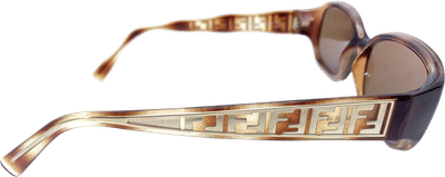 Brown Rectangle Sunglasses