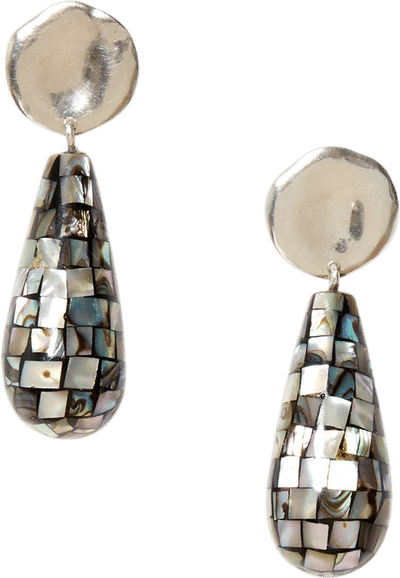 Siren Drop Earrings Abalone