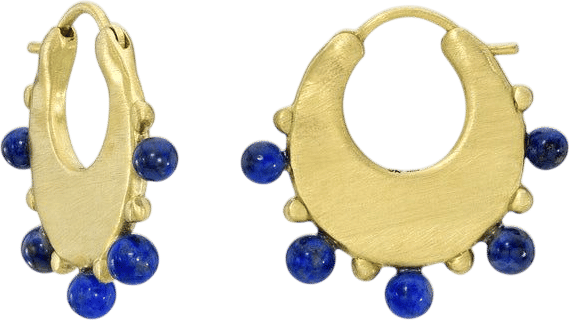 Jenna Katz Fine Jewelry Crescent Hoops