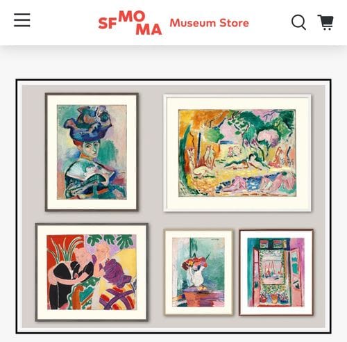 Using online Museum stores to buy gifts