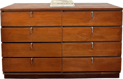 Mid-Century Modern 6-Drawer Lowboy Dresser