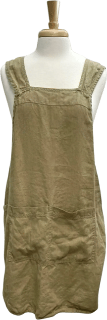 Cross-Back Linen Apron