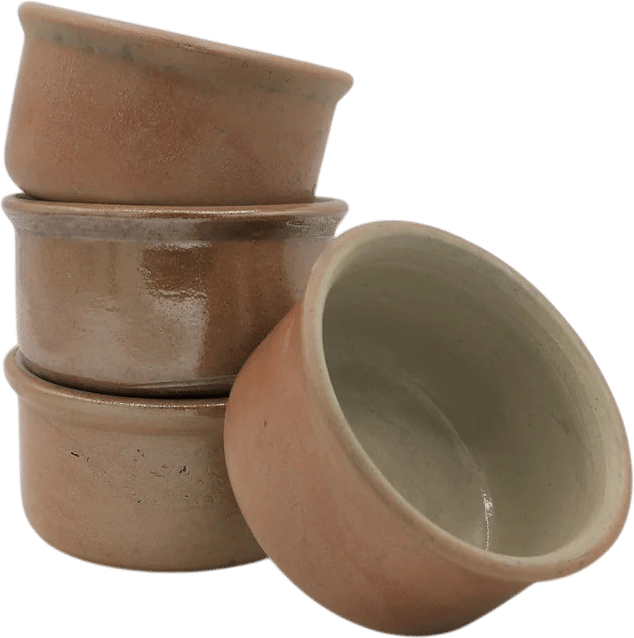 Poterie Renault Salt Glaze Ramekins