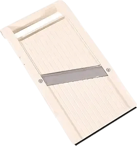 Benriner Mandoline Jumbo Slicer, Japanese Stainless Steel Blade, Beige