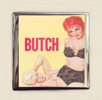 "Butch" Vintage WLW Pulp Fiction Cigarette/Business Card Case