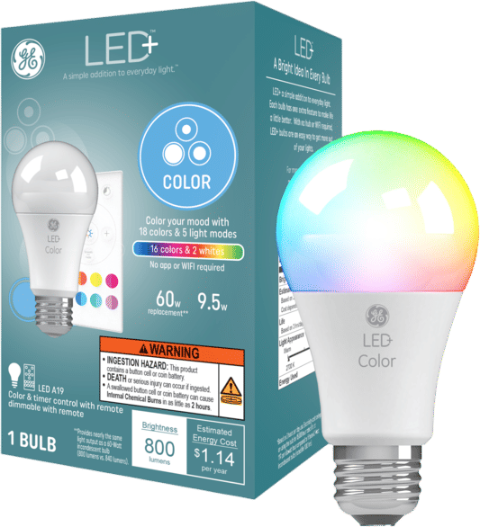 Color changing RGB light bulbs