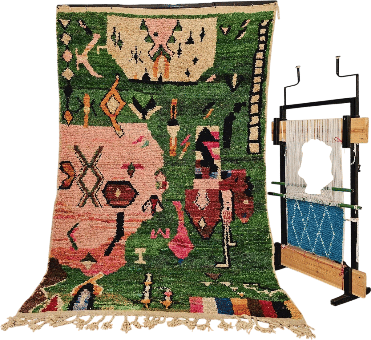 Handmade Moroccan Beni Ourain