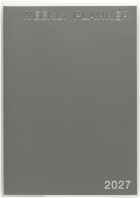 2027 Weekly Planner Paper Cloth B6