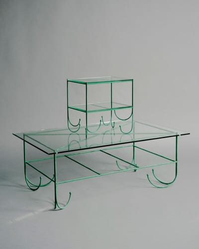 Oxidized Patina Side Table