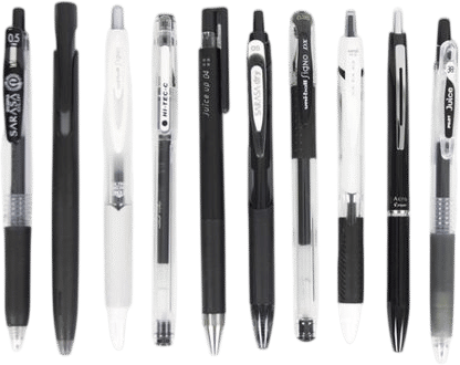 carrying a pen