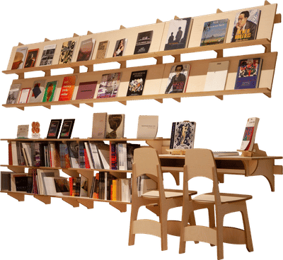 F2 and F3 Display Shelves