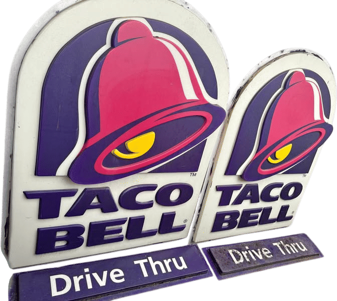 Vintage Taco Bell Signs