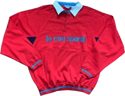 Vintage Le Coq Sportif Red Sweatshirt