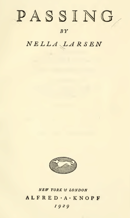 passing nella larsen