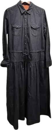 Maxi dress 45RPM Navy size Taille Unique FR in Cotton - 53437801