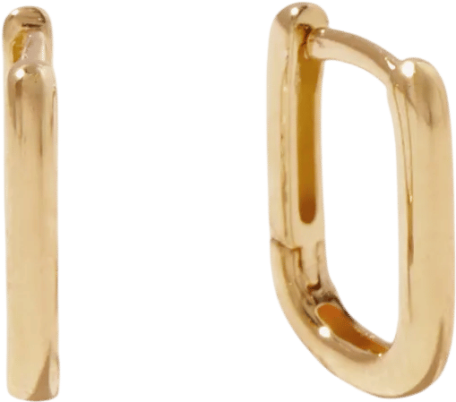 Quince Mini U Huggie Hoop Earrings