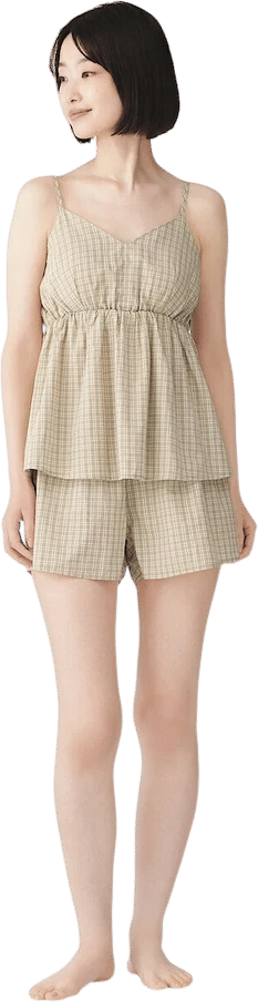 Organic Cotton Dobby Check Pyjamas