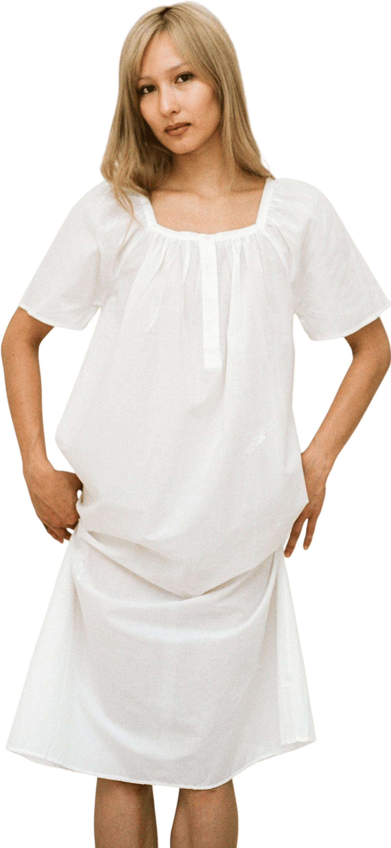 Lamb Nightdress, White