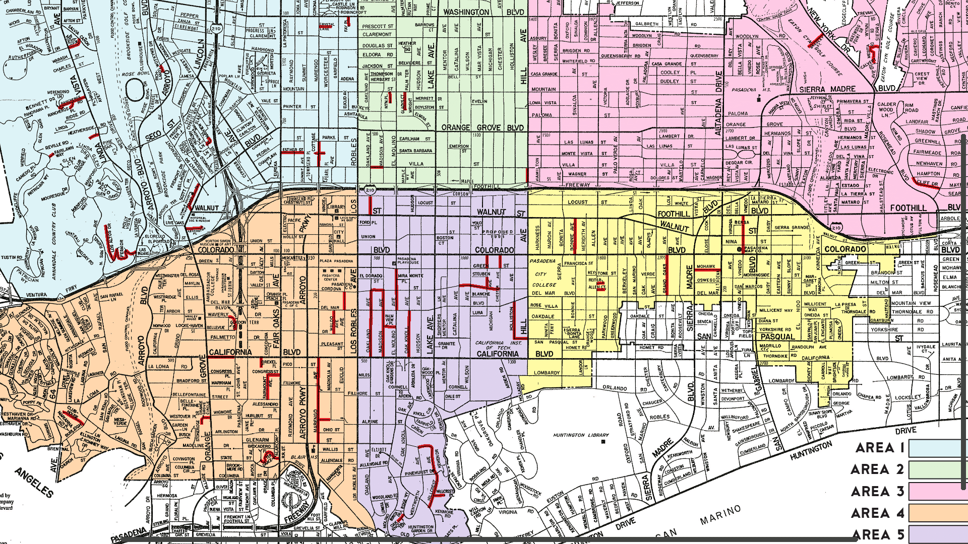 Don’t park on Pasadena streets between 2am-6am without a permit unless you are on one of the exempt streets