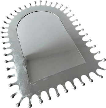 handmade mexican punch tin mirror