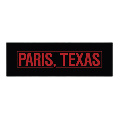 Paris, Texas Bumper Sticker