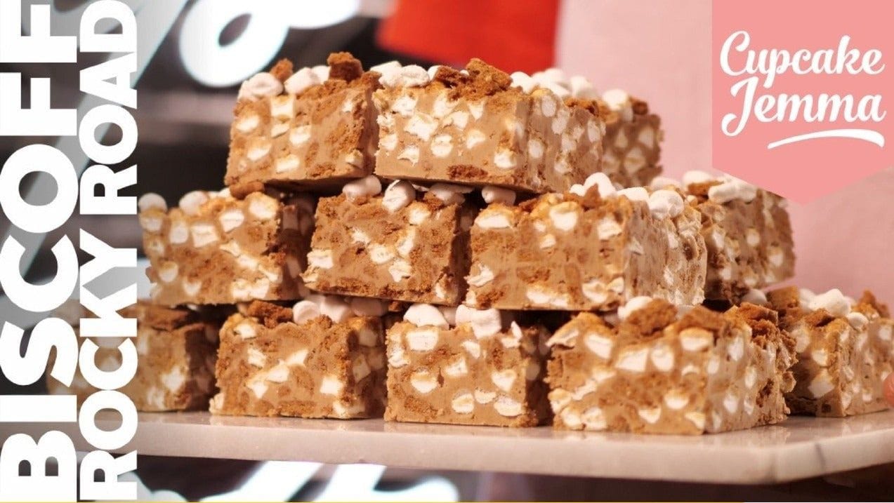 Biscoff Rocky Road Recipe (Cupcake Jemma)