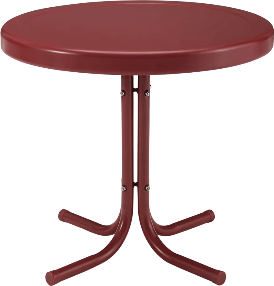 metal outdoor side table
