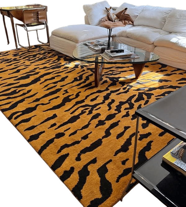 Nordic Knots Tigris Rug 9'x12' - Rust/Black