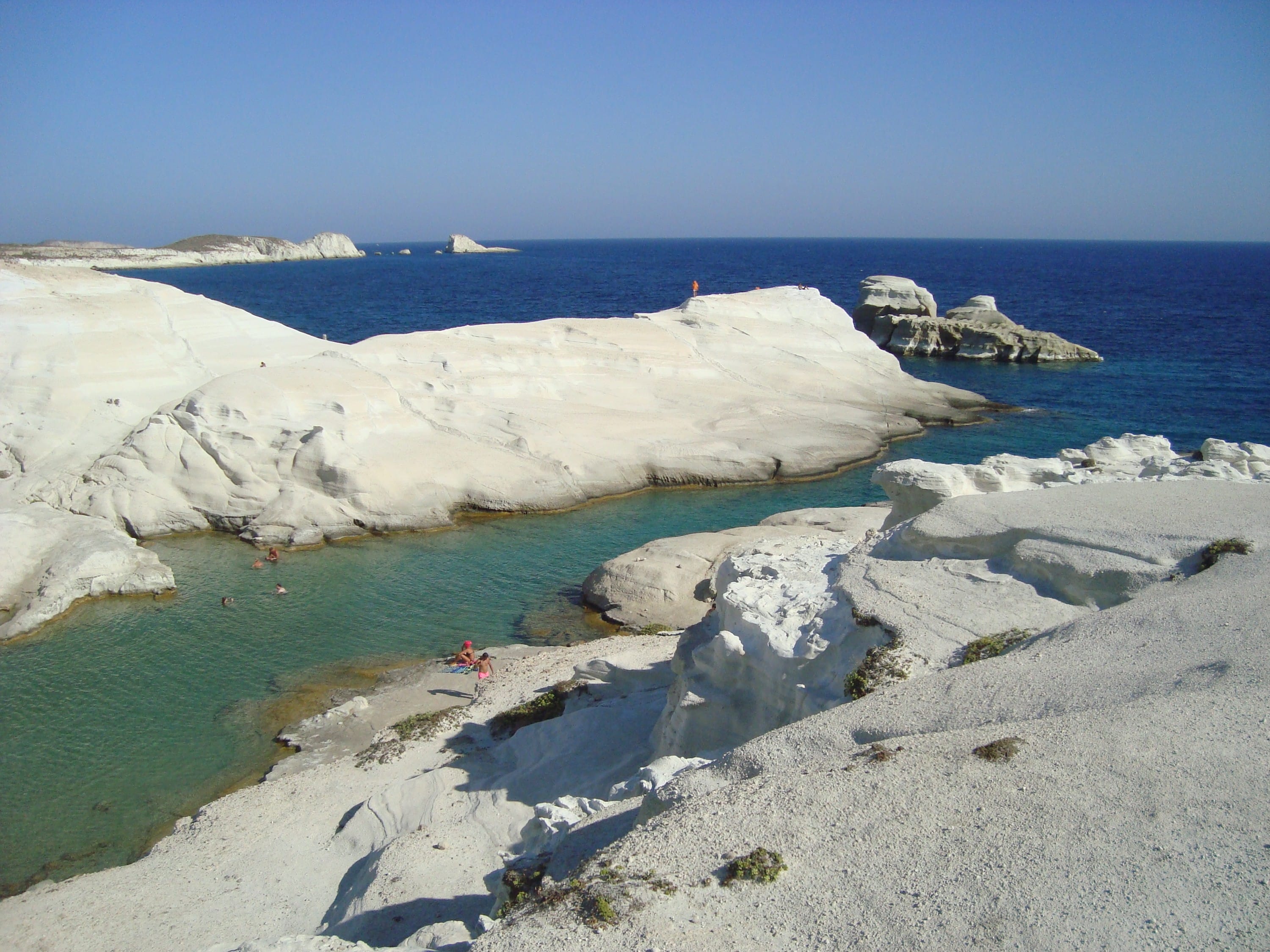 Sarakiniko Beach in Milos